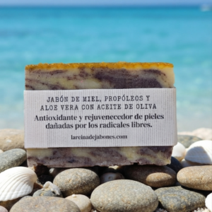 Jabón cremoso de miel, propóleo y áloe