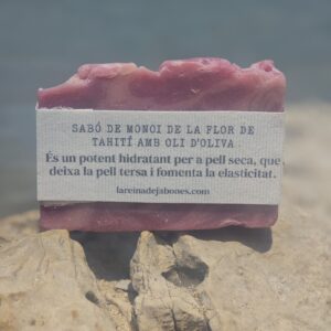 Jabón pro-elasticidad de aceite de monoi de la flor de Tahití