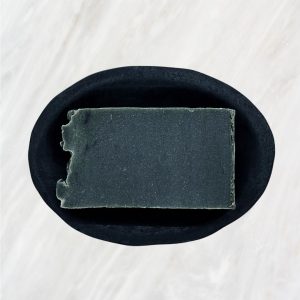 Jabón exfoliante corporal fuerte de piedra volcánica y almendras