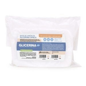 Glicerina opaca con aceite de coco y leche de cabra