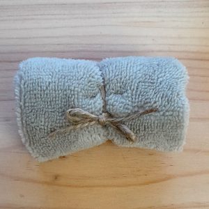 Bambina toalla de algodón de bambú gris