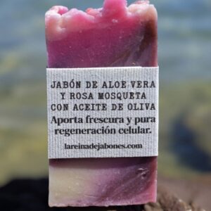 Jabón para la  elasticidad de centella asiática y rosa mosqueta