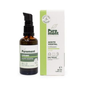 Aceite vegetal puro de cáñamo