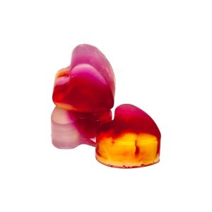 Corazón de glicerina aroma flor de loto