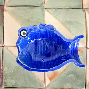 Jabonera cerámica pez